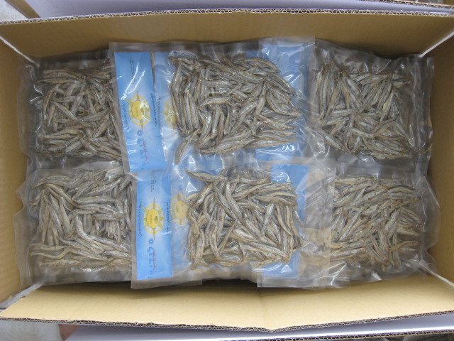 Упаковка сушеных морепродуктов