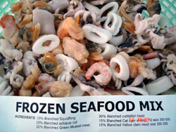 замороженные морепродукты